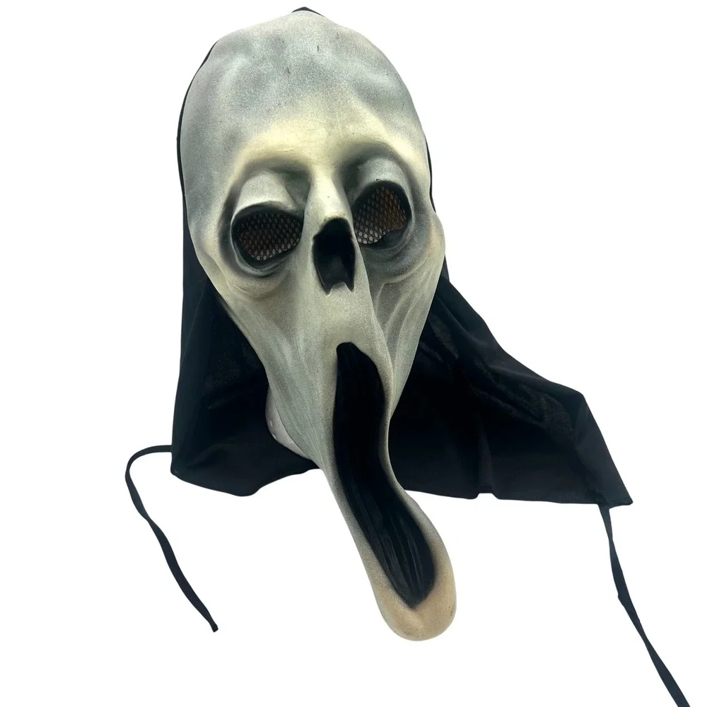 Vintage 1995 The Paper Magic Group Halloween Vinyl Ghoul Ghost Face Mask‎